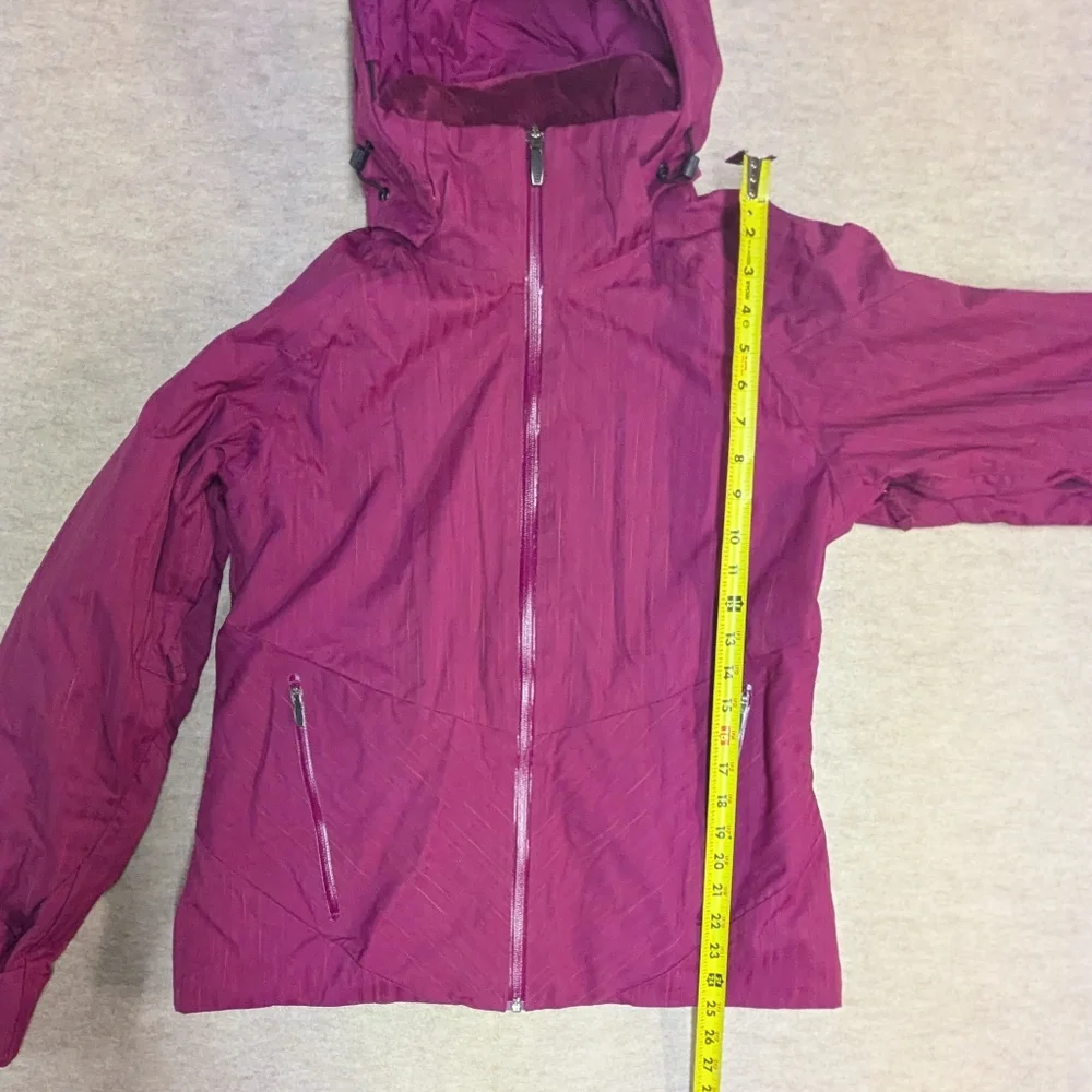 Columbia Titanium Women's Med Berry Pink Winter Jacket Coat Waterproof Details!! - Picture 6 of 16